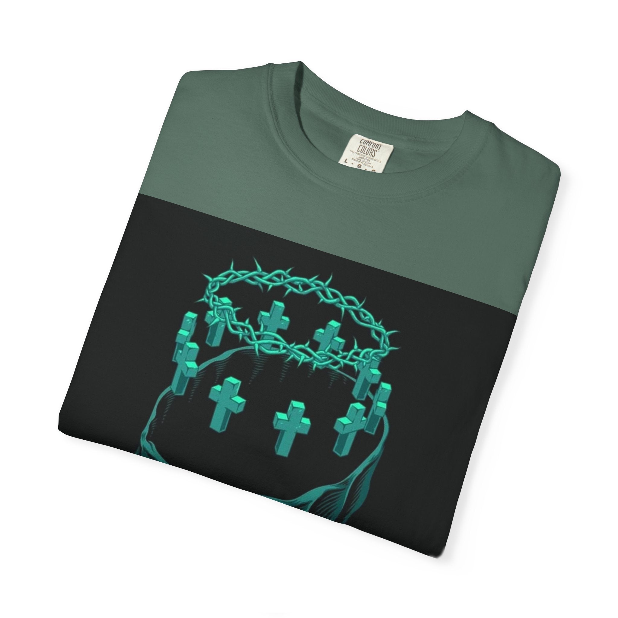 Skull Crown Tee — 'Delusion' Gothic Graphic T-Shirt