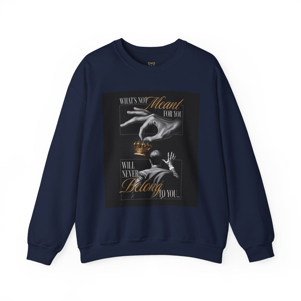 Crewneck Sweatshirt — 'What's My Heart For You' Inspirational Graphic Crewneck