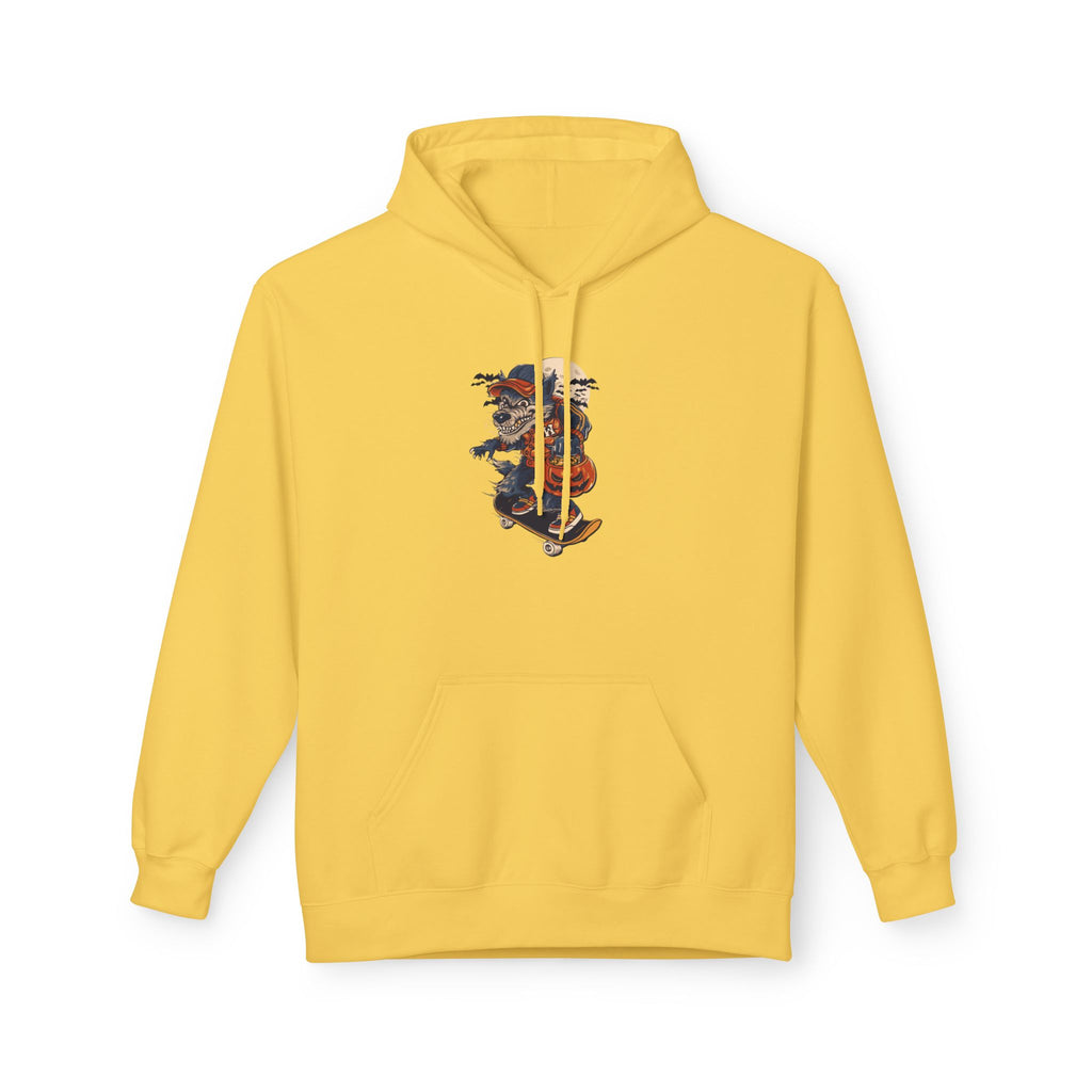Skull Collage Hoodie — Grunge Floral Skull Graphic Pullover