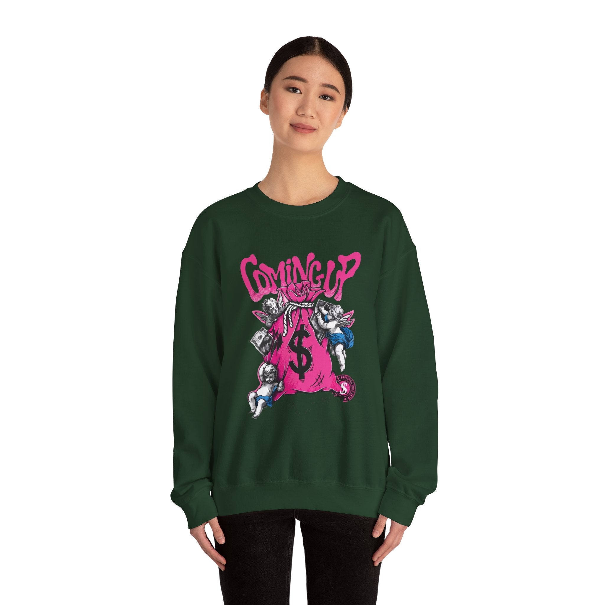 Coming Up Money Bag Crewneck Sweatshirt