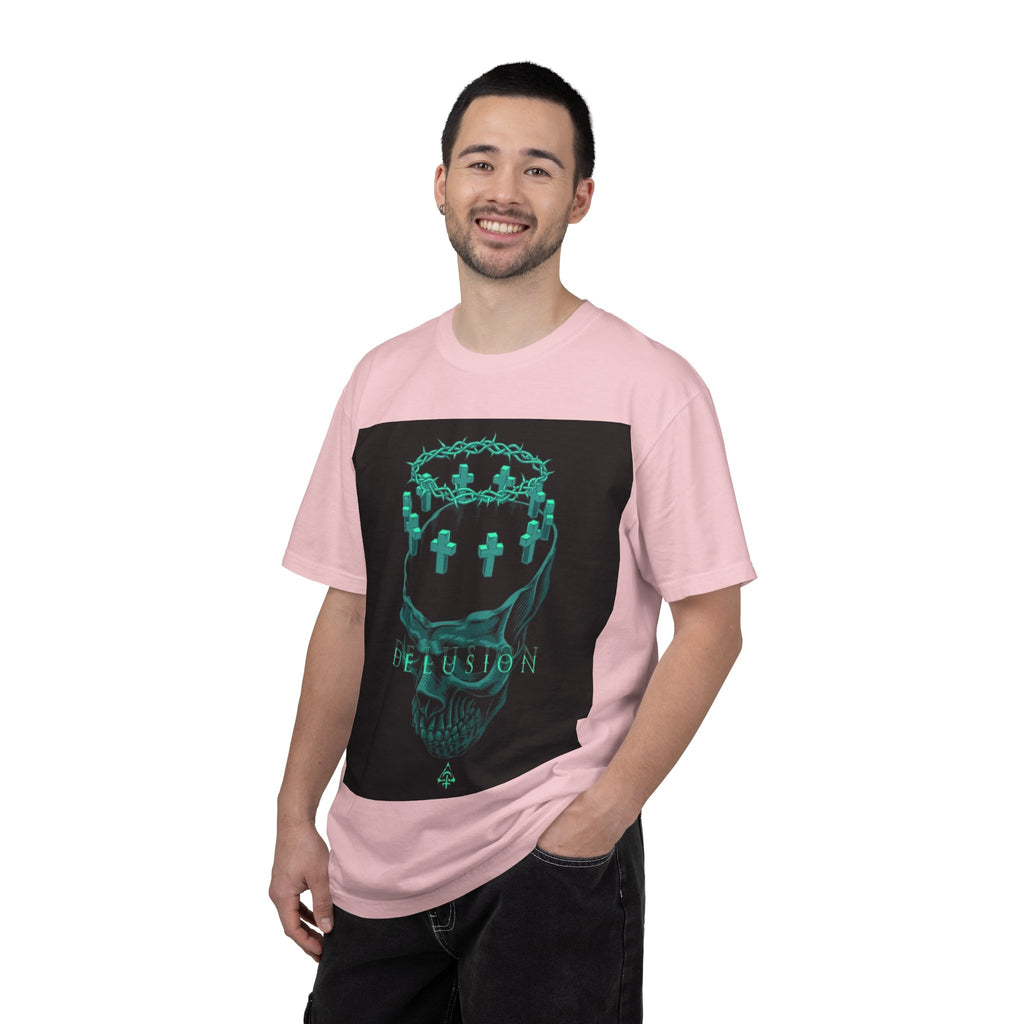 Skull Crown Tee — 'Delusion' Gothic Graphic T-Shirt