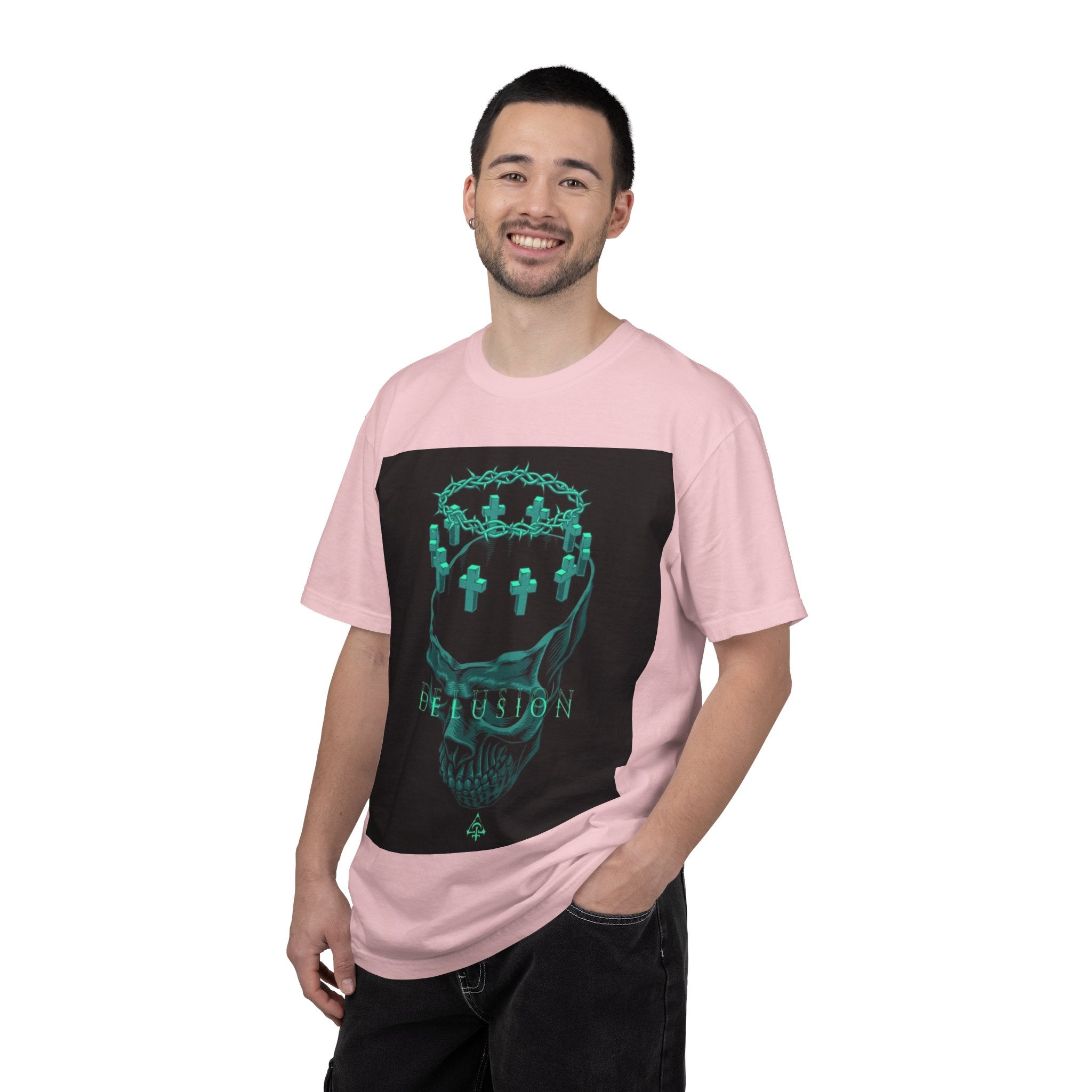 Skull Crown Tee — 'Delusion' Gothic Graphic T-Shirt
