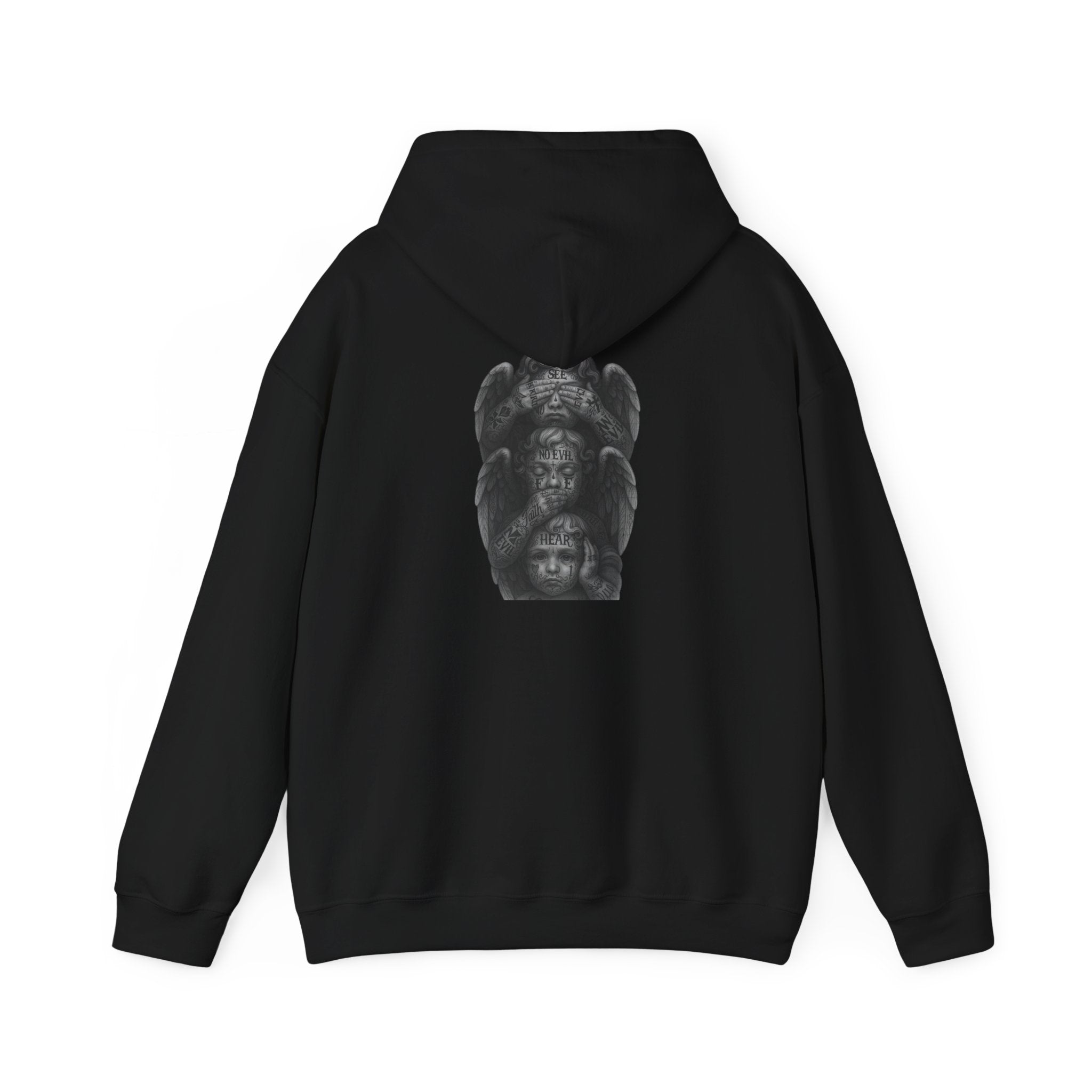 Statue Headstack Hoodie — Gothic Sculpture Art Pullover