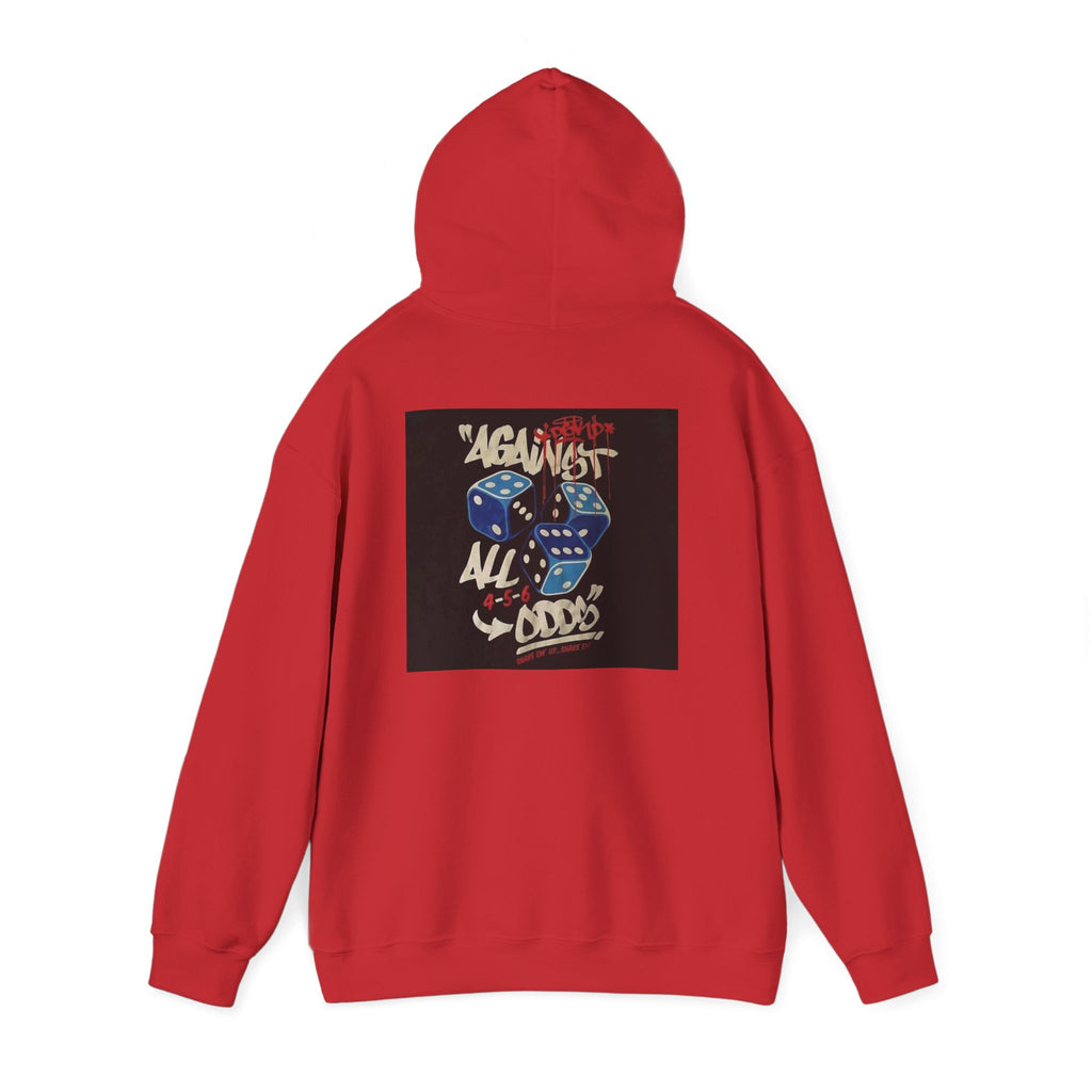 Against All Odds Hoodie — Vintage Dice Graphic Pullover