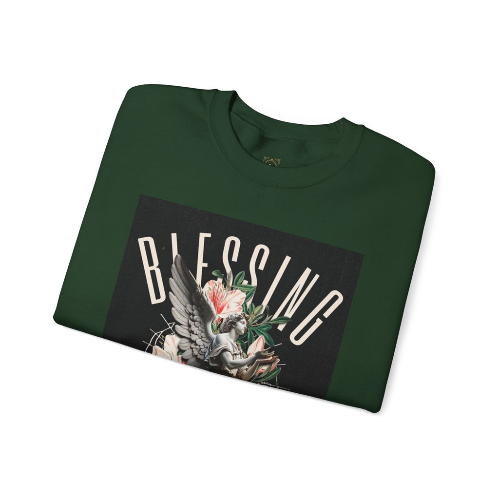Blessing Statue Graphic Sweatshirt