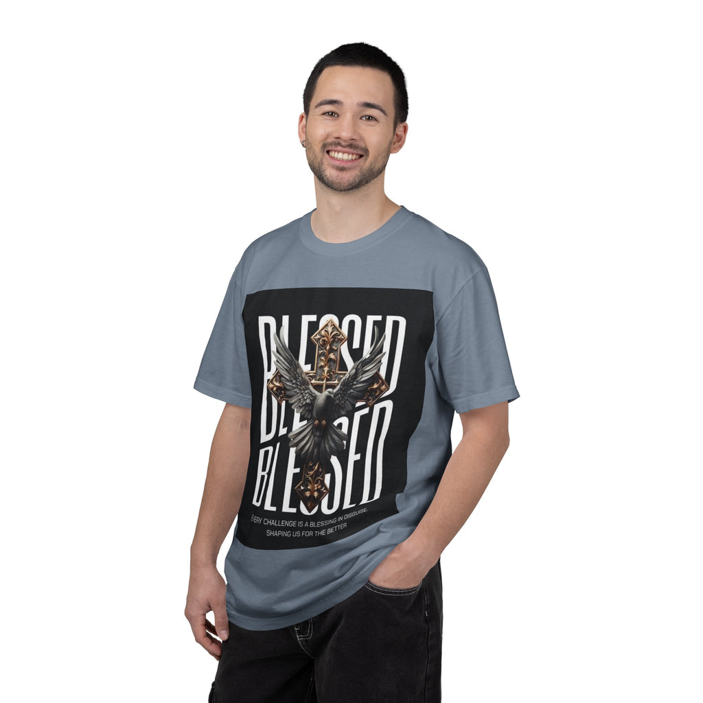 Blessed Dove Graphic T-Shirt — "BLESSED" Faith-Inspired Tee