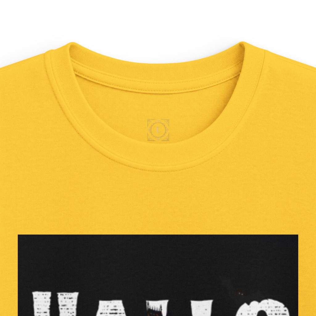 Halloween Haunted House Kids Tee — "Happy Halloween" Graphic T‑Shirt for Kids
