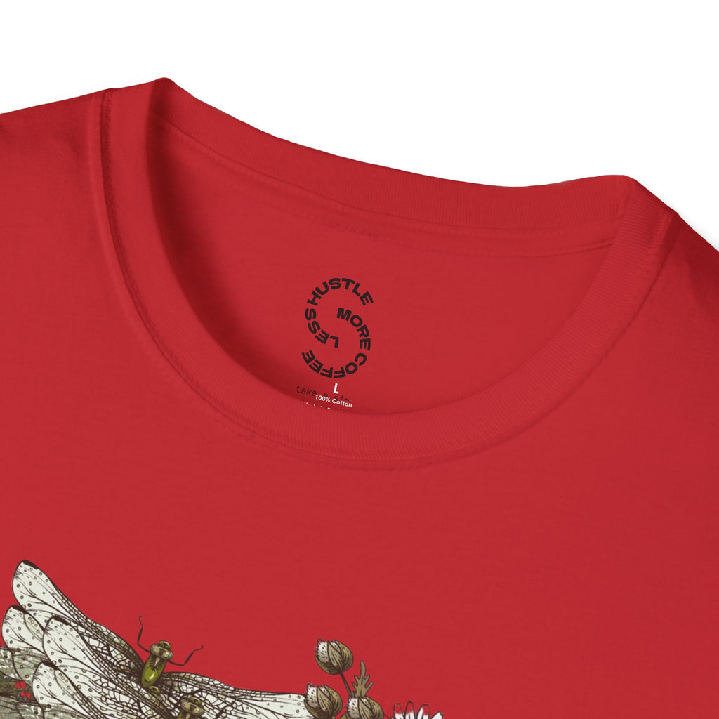 Skull & Daisies Graphic T-Shirt — Botanical Skull Floral Tee