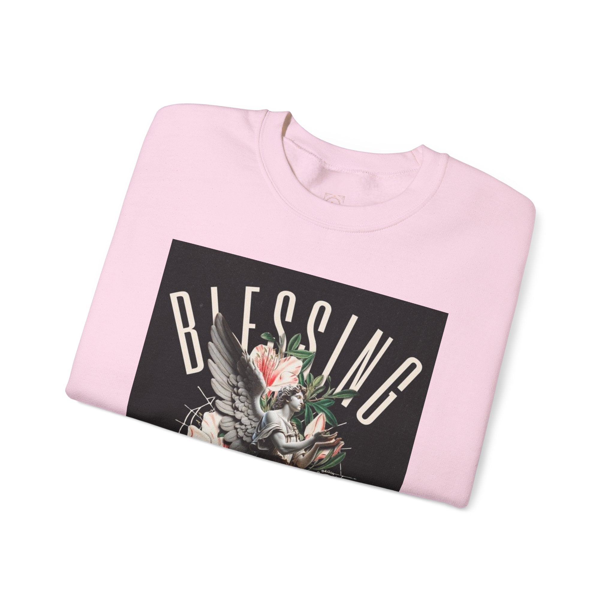 Blessing Statue Graphic Sweatshirt