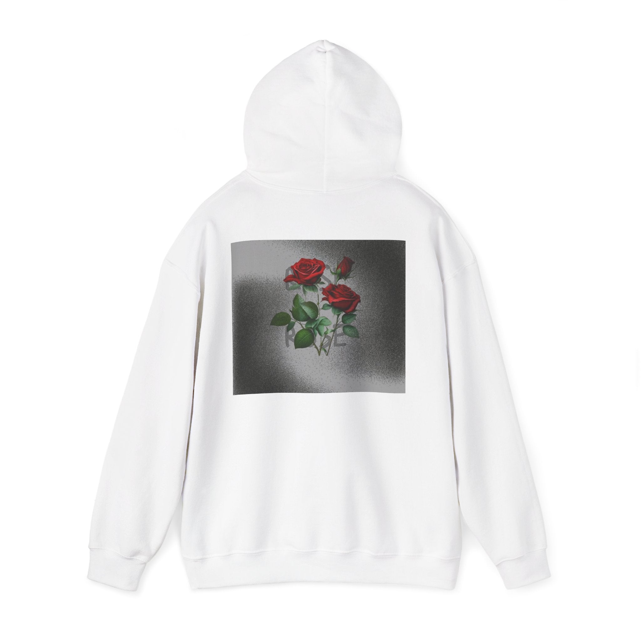Rose Bloom Hoodie — Vintage Red Roses Graphic Pullover