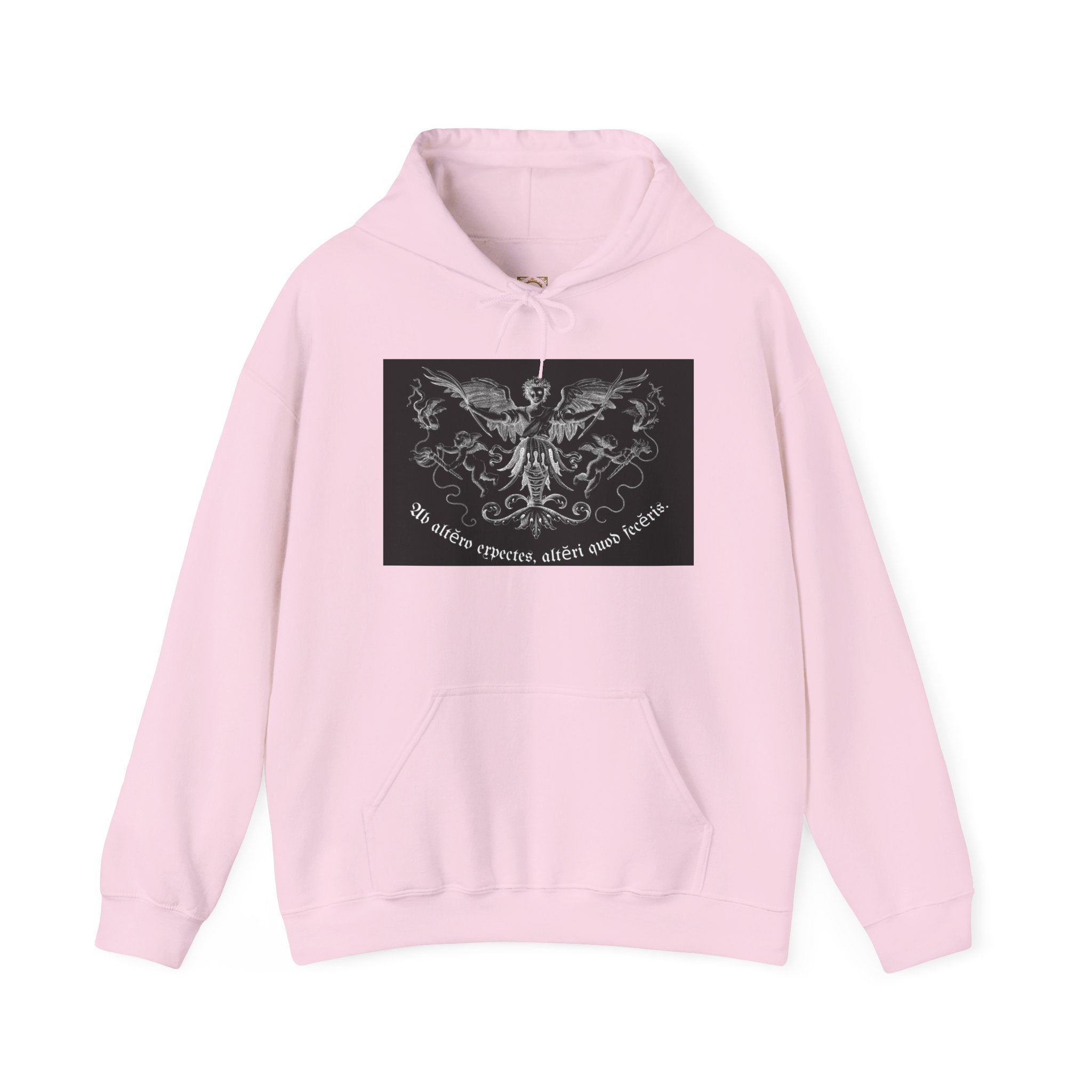 Phoenix Crest Hoodie — "We alone create, alone save, alone" Gothic Graphic Sweatshirt