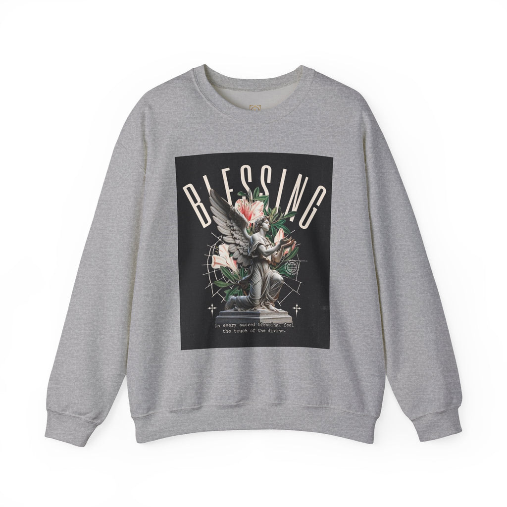 Blessing Statue Graphic Sweatshirt