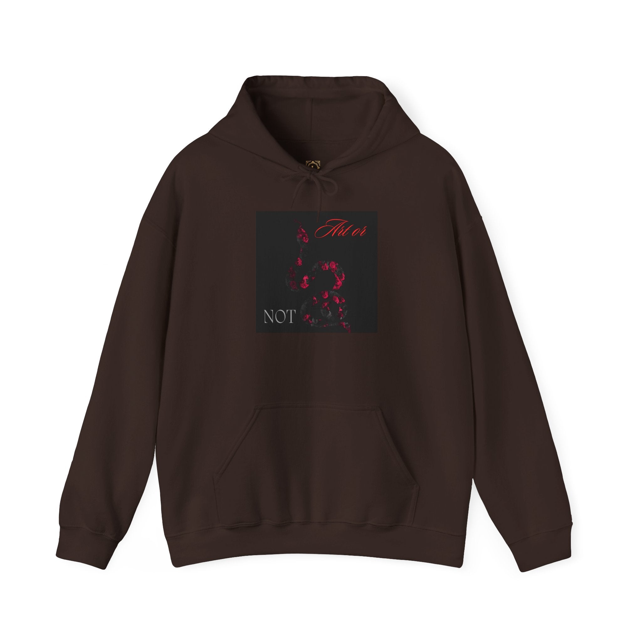 Hoodie — Gothic Red Roses 'Not Mine' Graphic Pullover