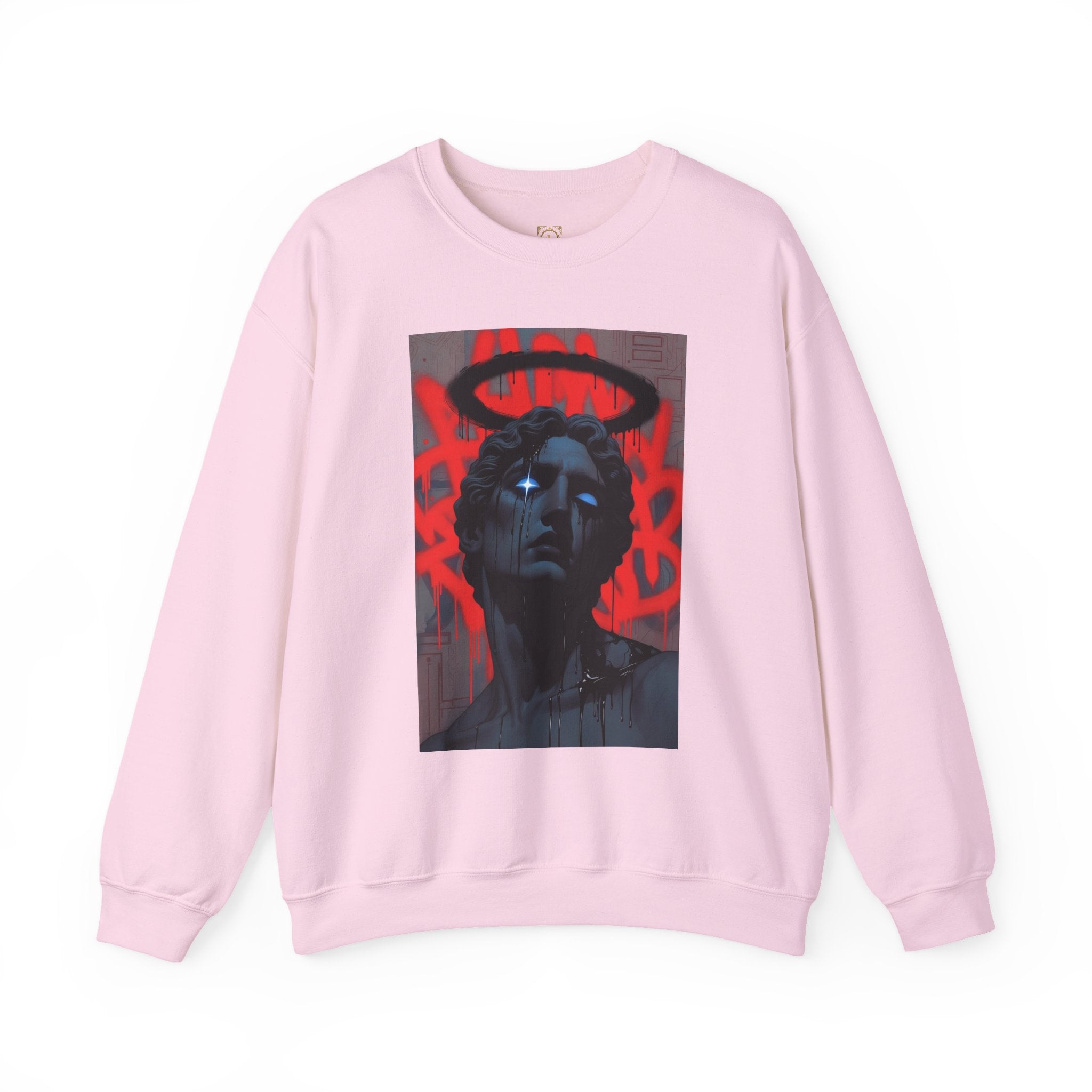 Street Art Statue Crewneck Sweatshirt