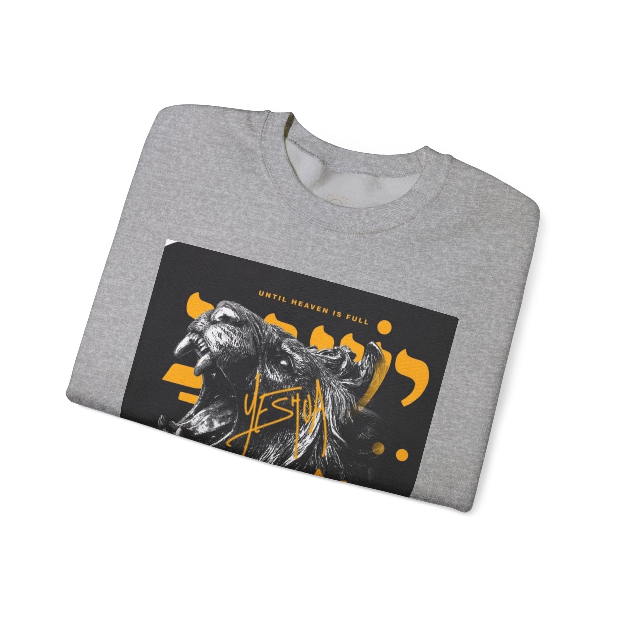 King Lion Crewneck Sweatshirt — 'King' Graphic Pullover for Bold Streetwear