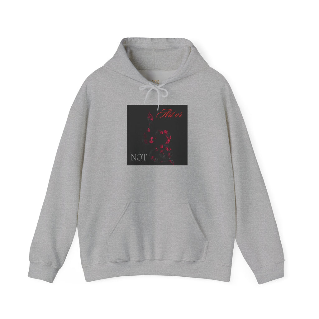 Hoodie — Gothic Red Roses 'Not Mine' Graphic Pullover