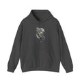 Hoodie — Praying Hands Graphic Hoodie with Blue Rose Accent