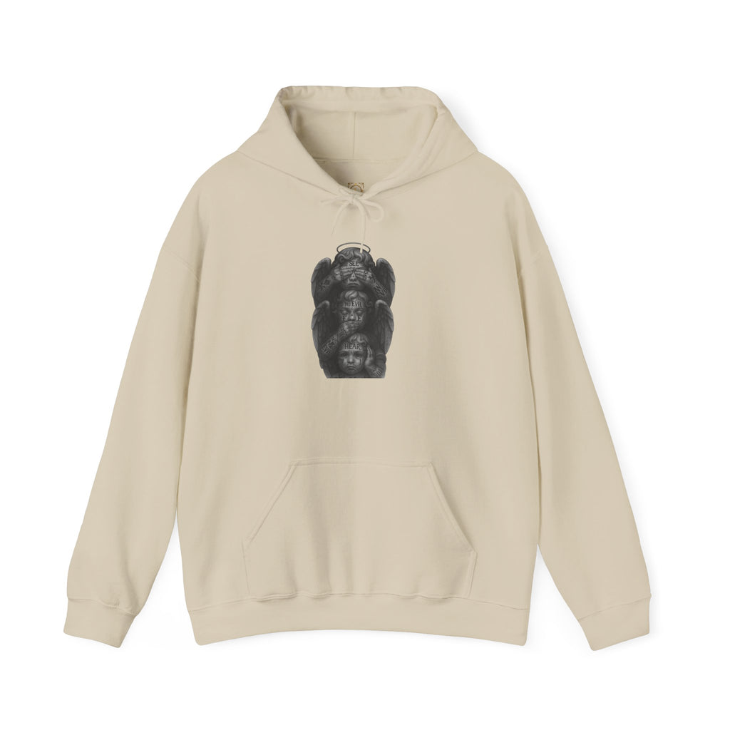Statue Headstack Hoodie — Gothic Sculpture Art Pullover