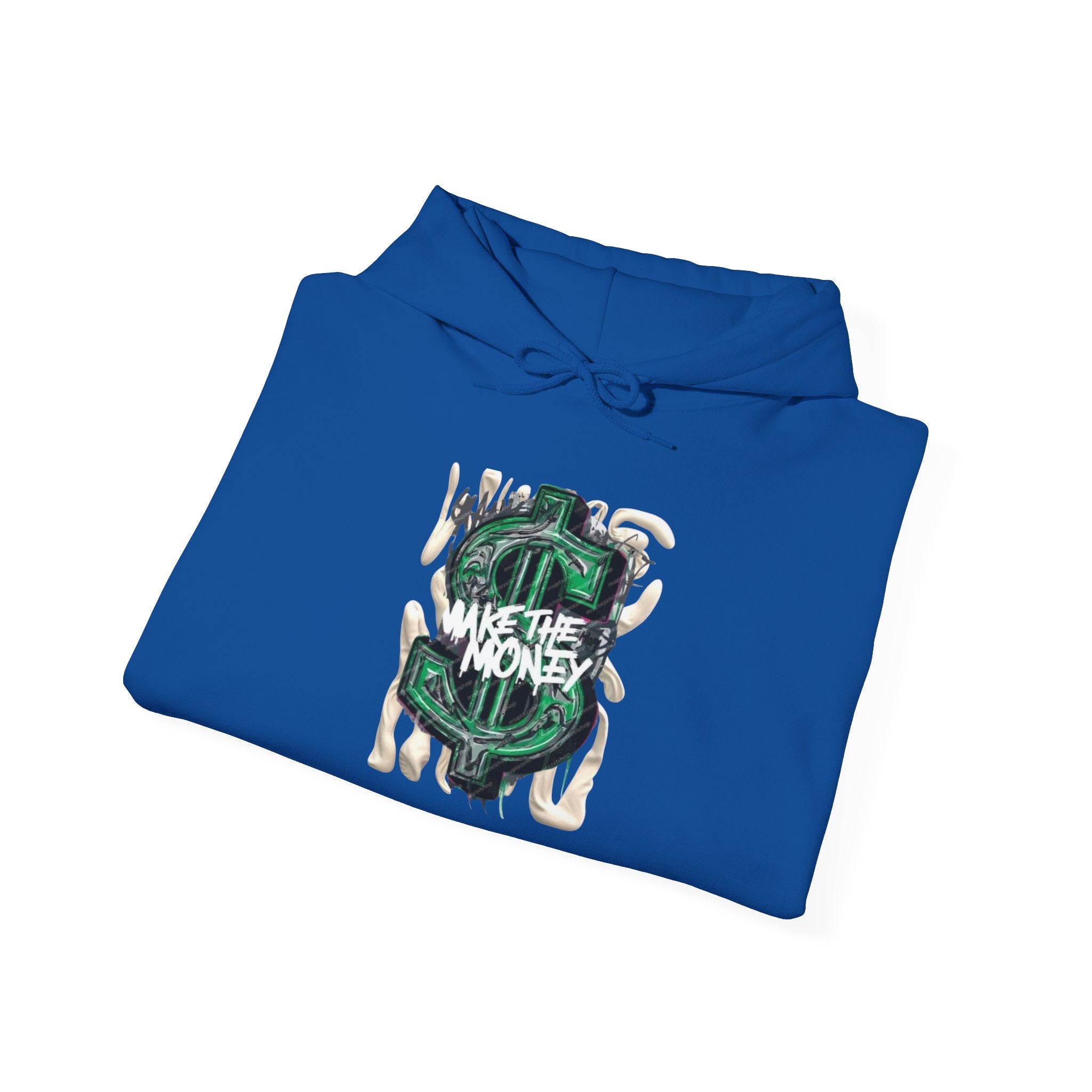 Make The Money Hoodie — Green Dollar Sign Graphic Pullover