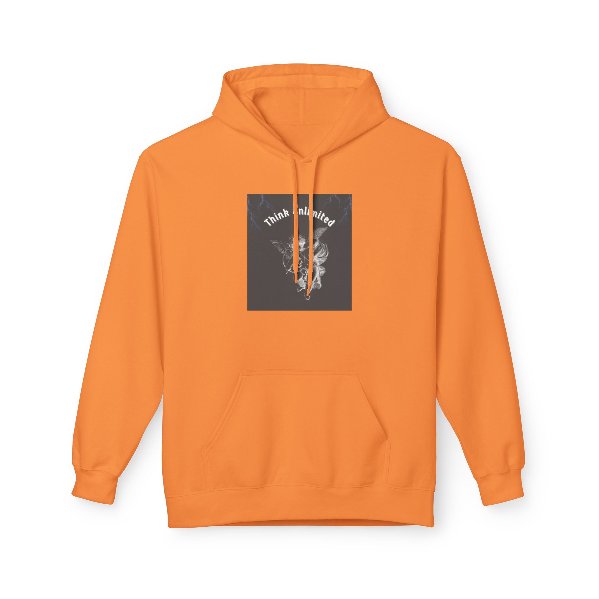 Think Unlimited Hoodie — Inspirational Angel Graphic Pullover