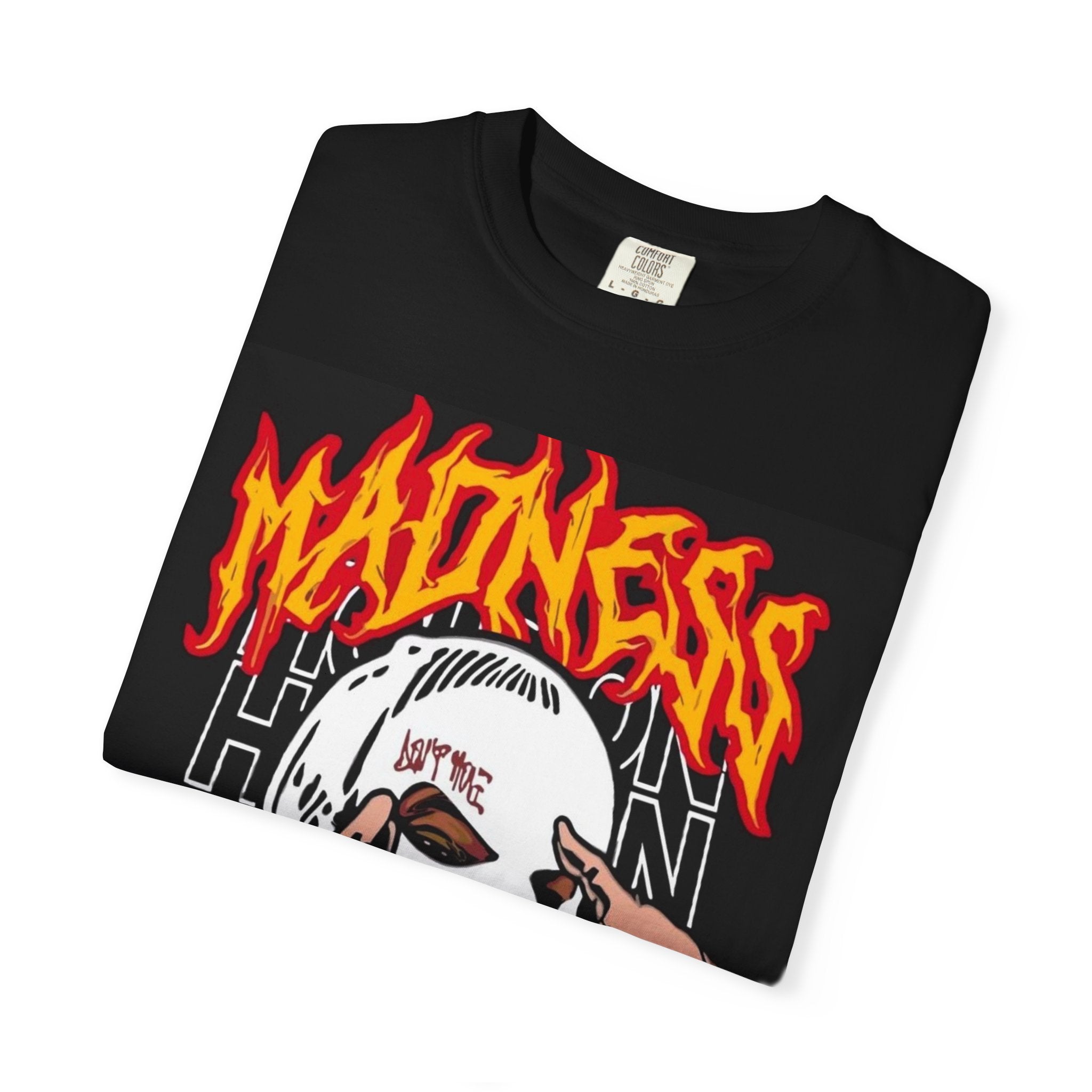 Madness Skull Graphic T-Shirt — Savage World Streetwear Tee