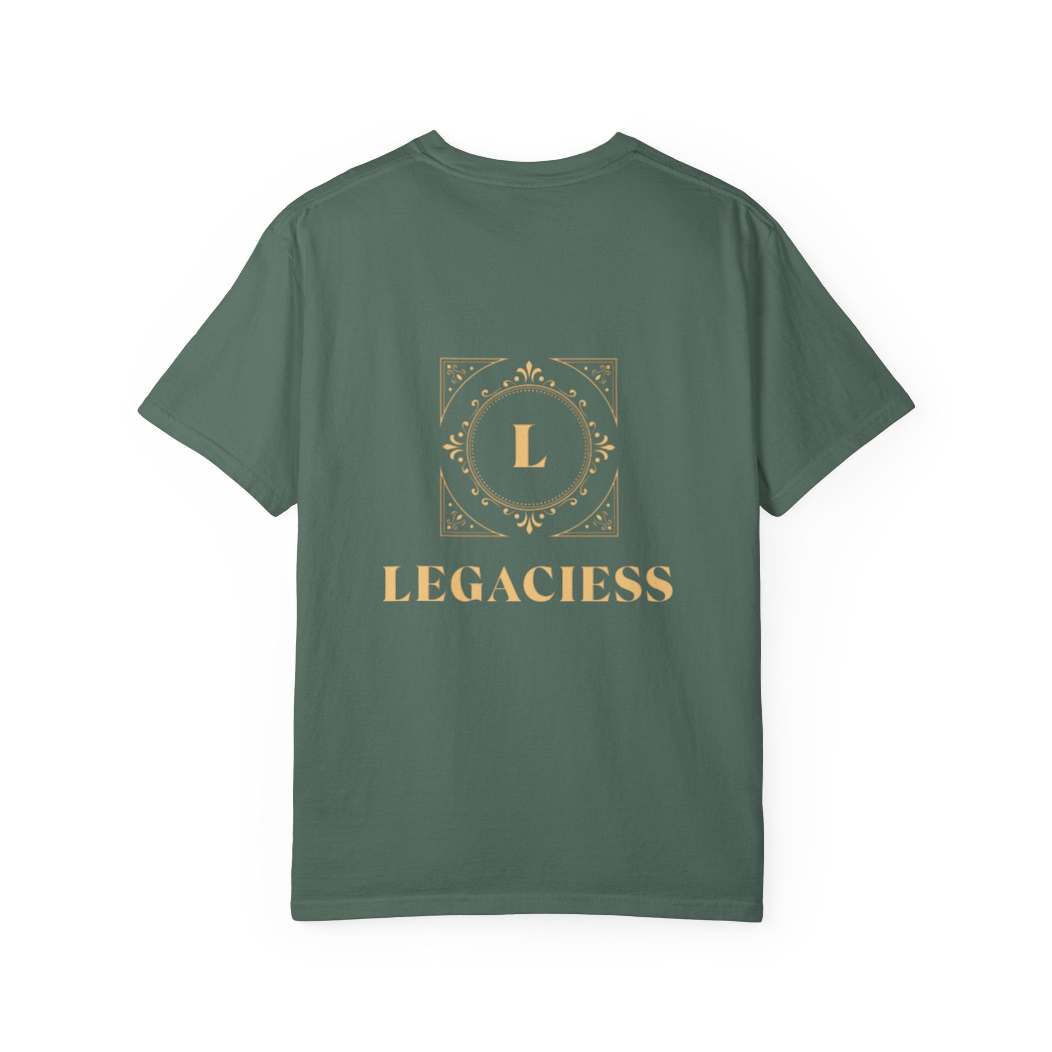 Floral Legacy Graphic T-Shirt — Bold Blue Orchid Design