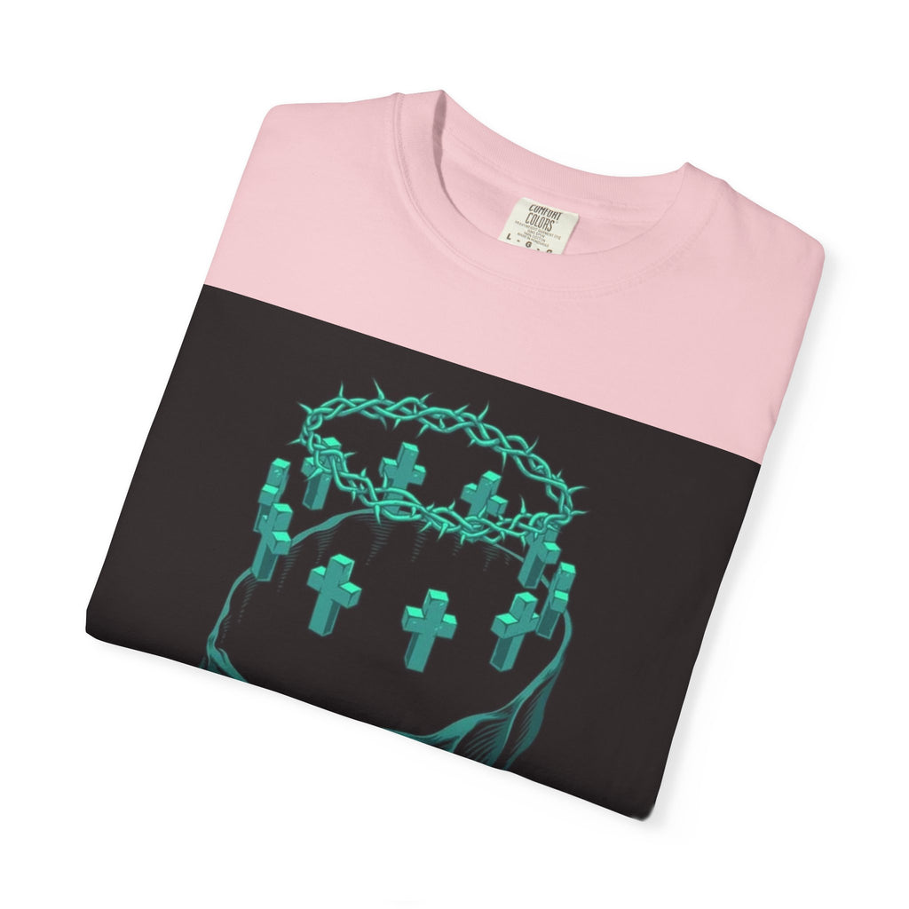 Skull Crown Tee — 'Delusion' Gothic Graphic T-Shirt