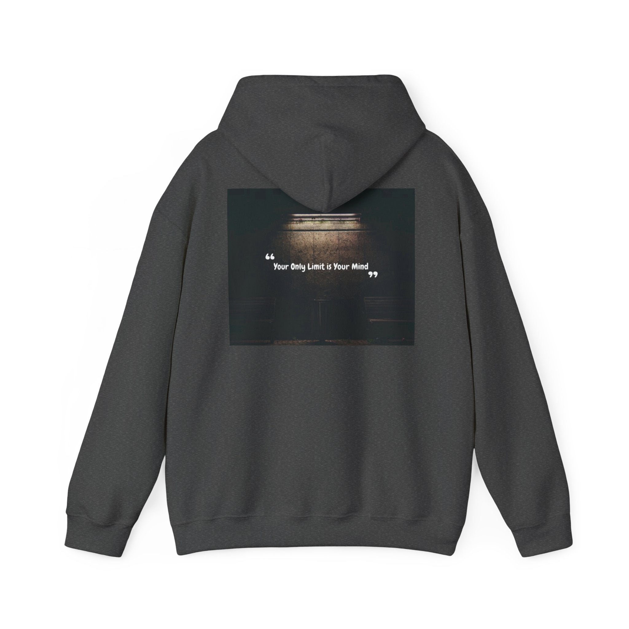 Hoodie — “Your Only Limit Is Your Mind” Inspirational Quote Pullover