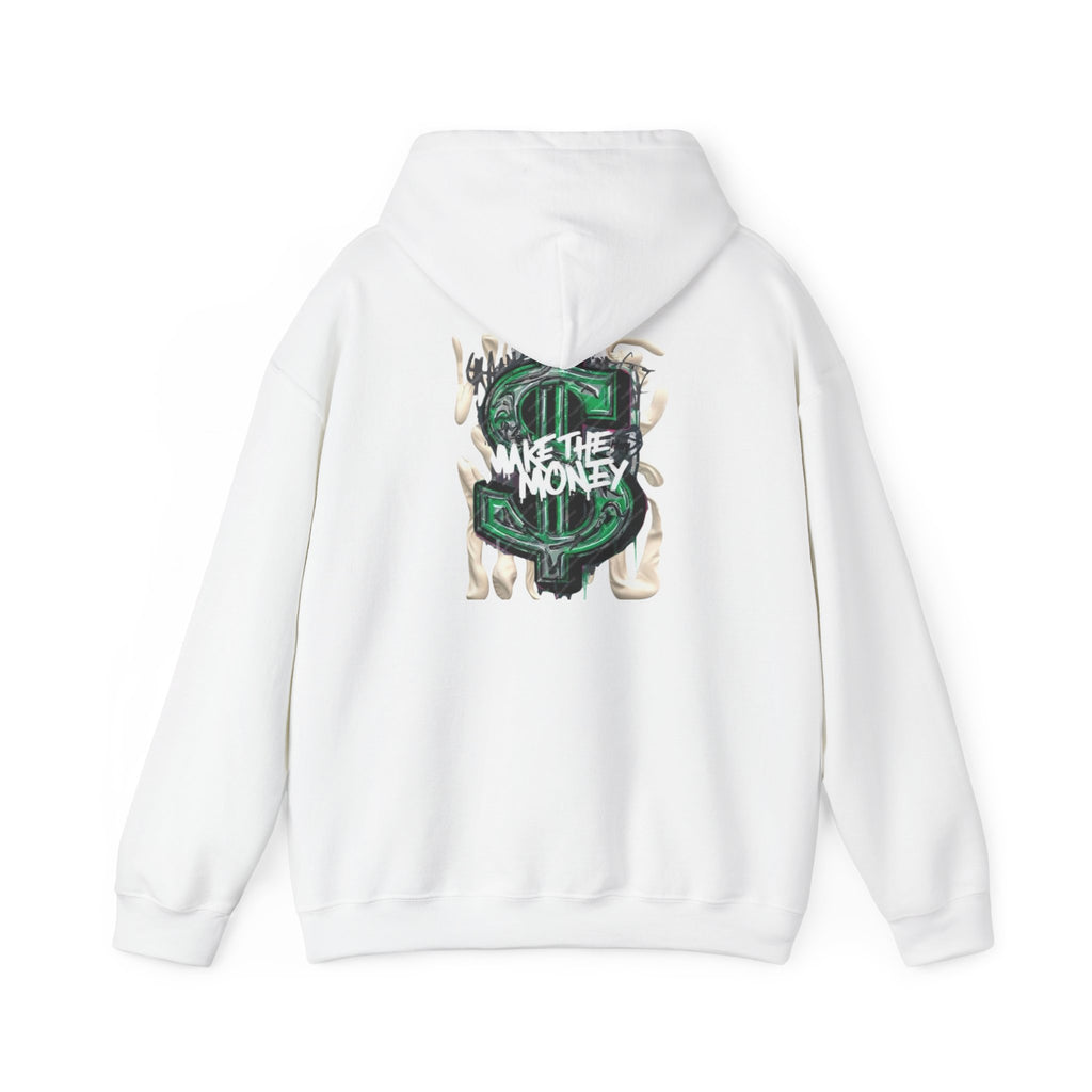 Make The Money Hoodie — Green Dollar Sign Graphic Pullover