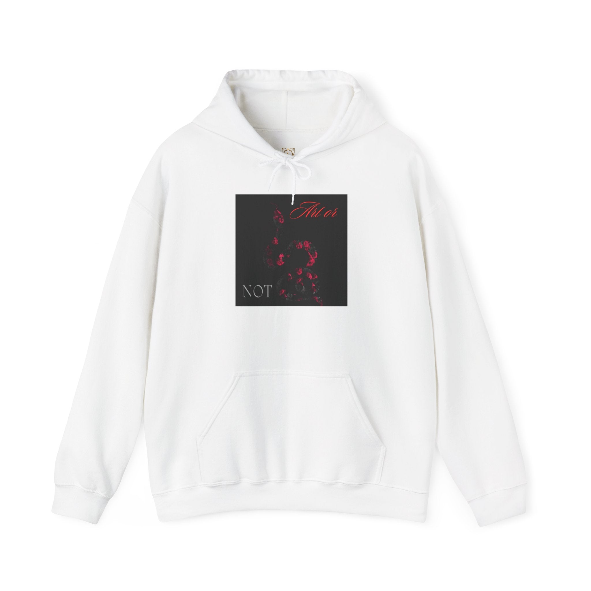 Hoodie — Gothic Red Roses 'Not Mine' Graphic Pullover
