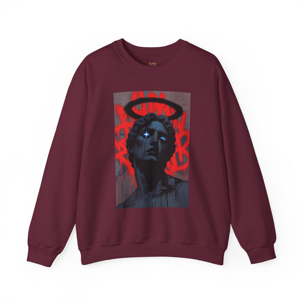 Street Art Statue Crewneck Sweatshirt