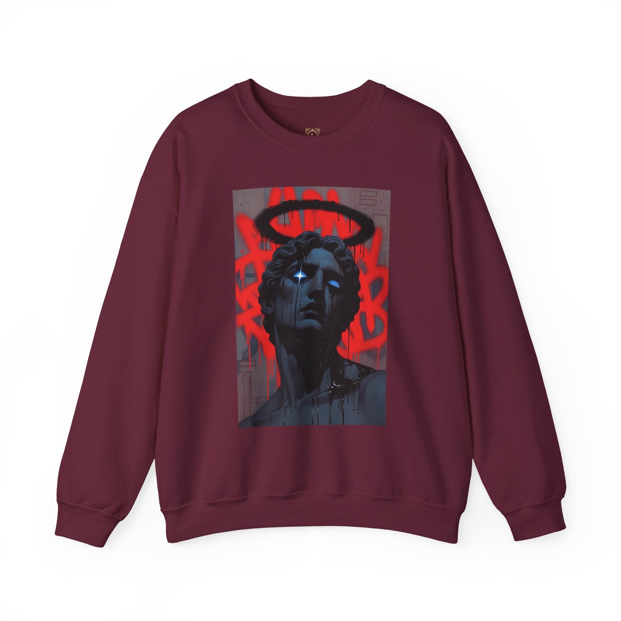 Street Art Statue Crewneck Sweatshirt