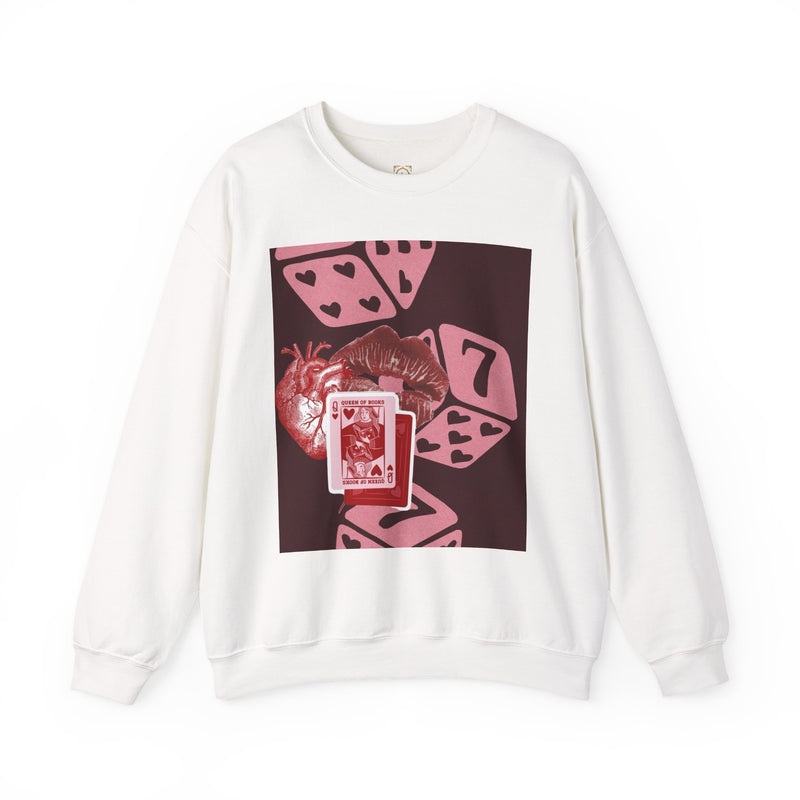 Lucky Heart Dice Crewneck Sweatshirt — 'Legaciess' Logo Back