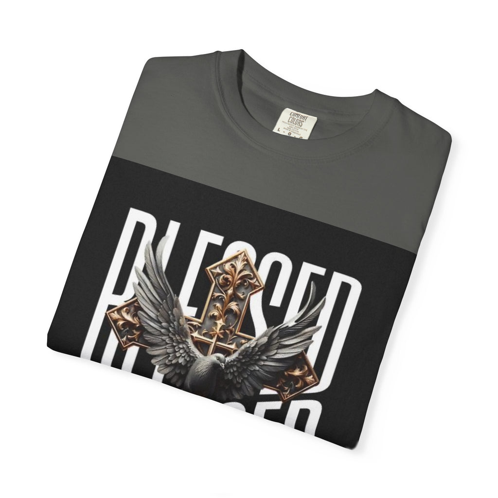 Blessed Dove Graphic T-Shirt — "BLESSED" Faith-Inspired Tee