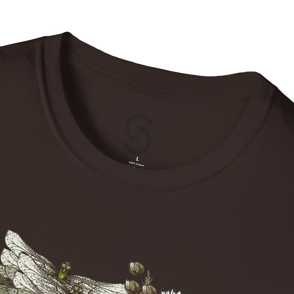 Skull & Daisies Graphic T-Shirt — Botanical Skull Floral Tee