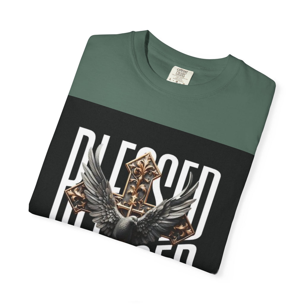 Blessed Dove Graphic T-Shirt — "BLESSED" Faith-Inspired Tee