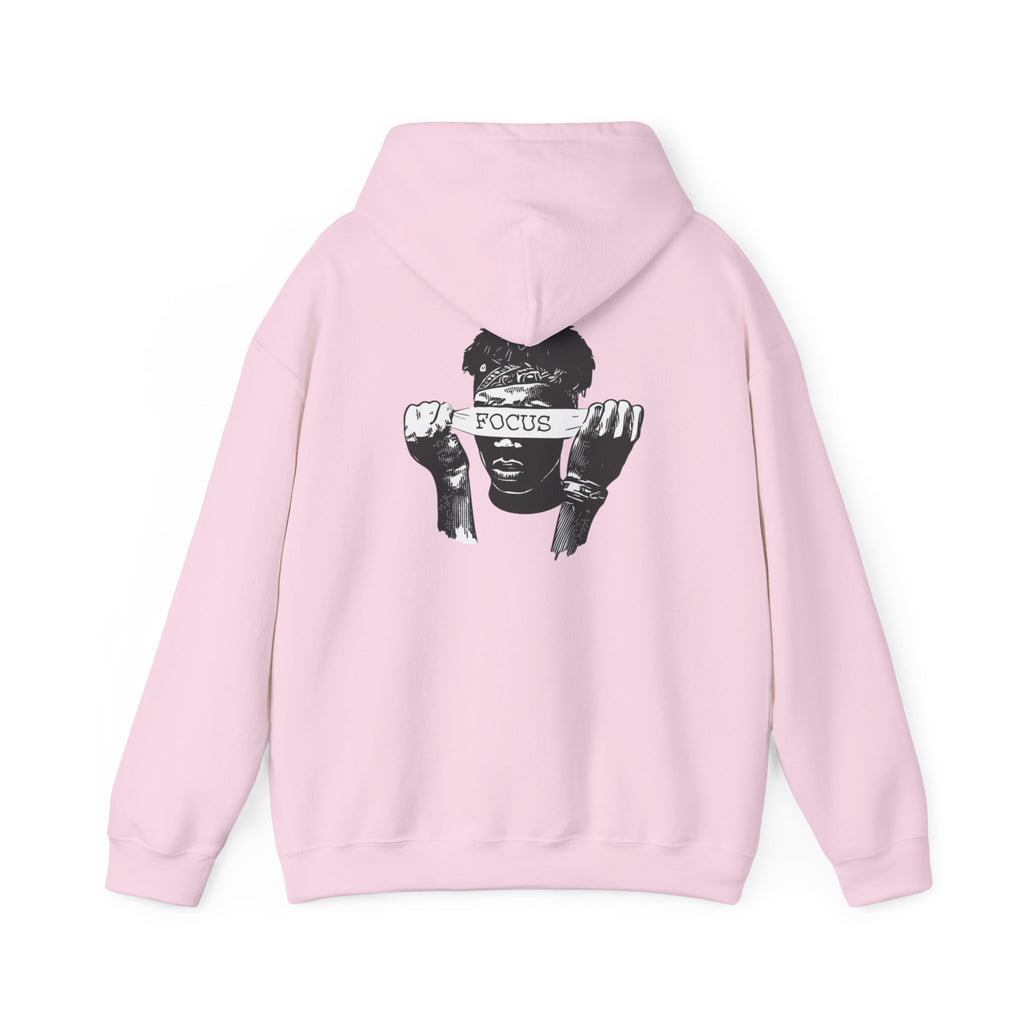 Focus Graphic Hoodie — Monochrome Motivational Streetwear