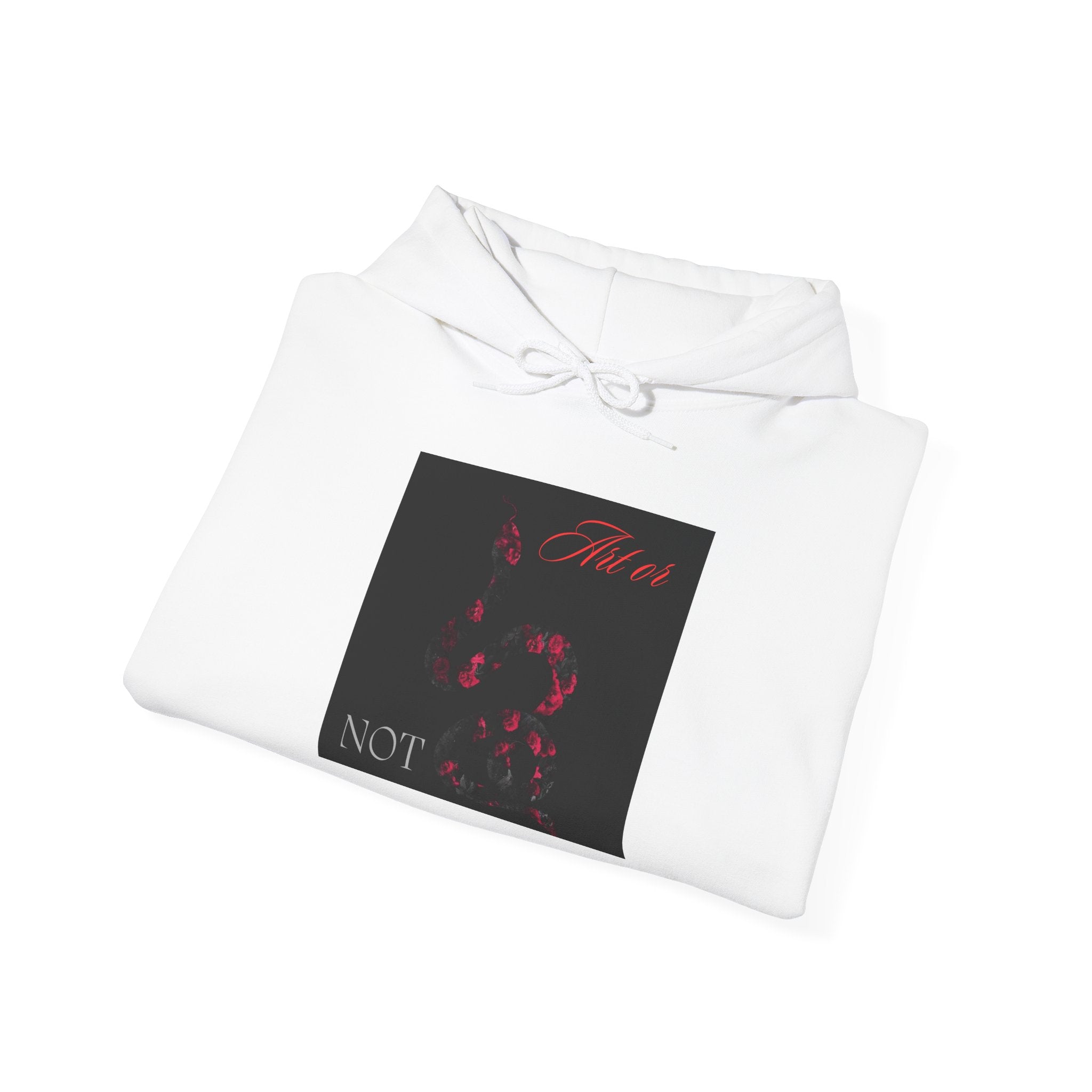Hoodie — Gothic Red Roses 'Not Mine' Graphic Pullover