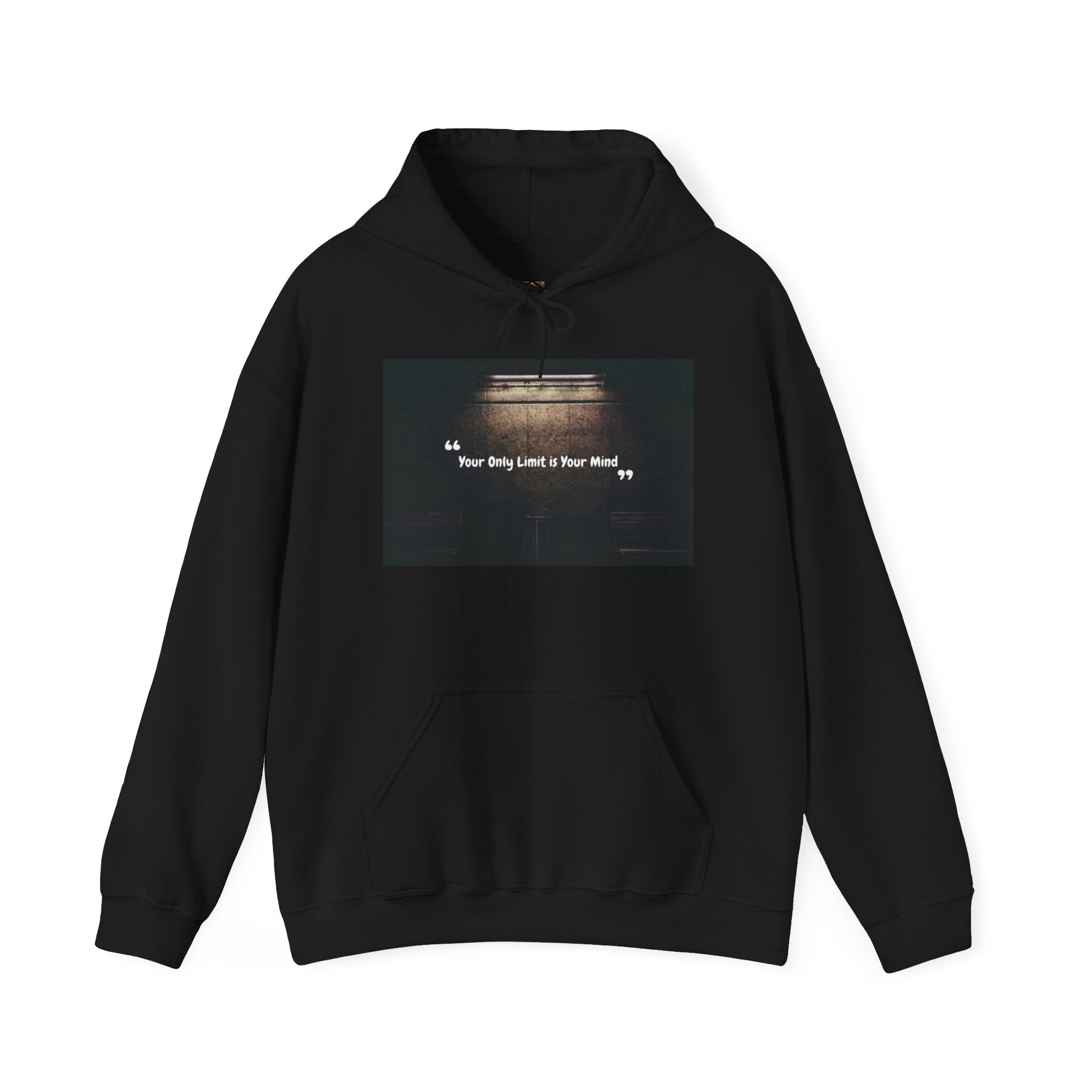 Hoodie — “Your Only Limit Is Your Mind” Inspirational Quote Pullover