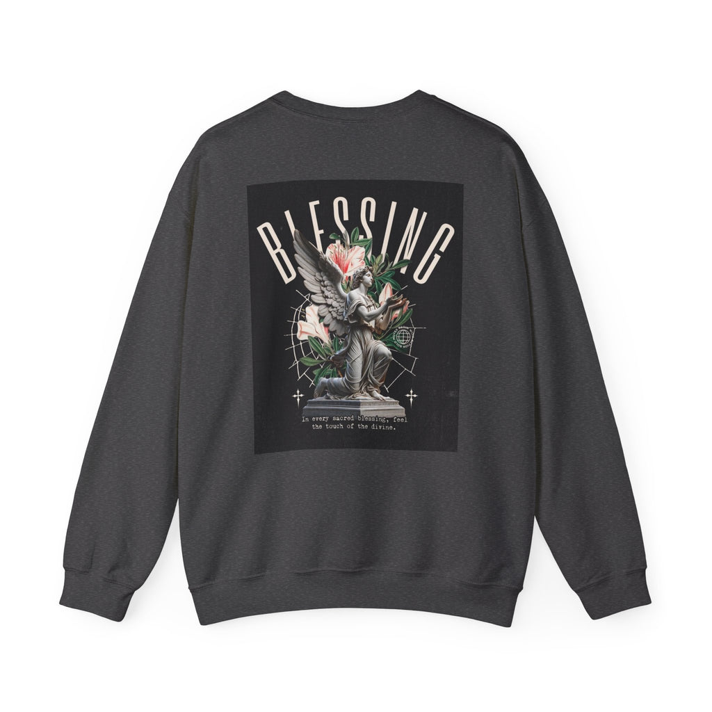 Blessing Statue Graphic Sweatshirt