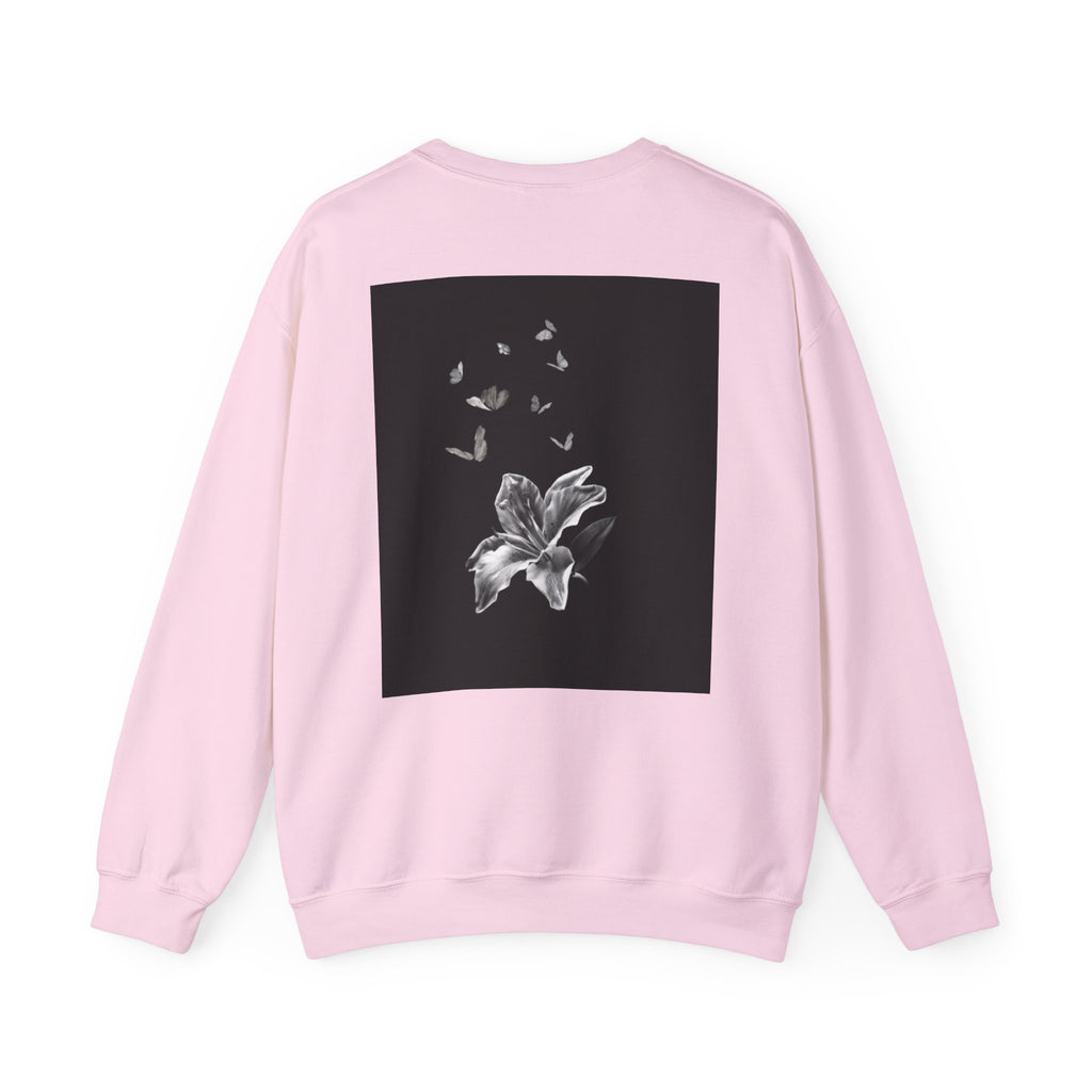 Floral Butterfly Crewneck Sweatshirt