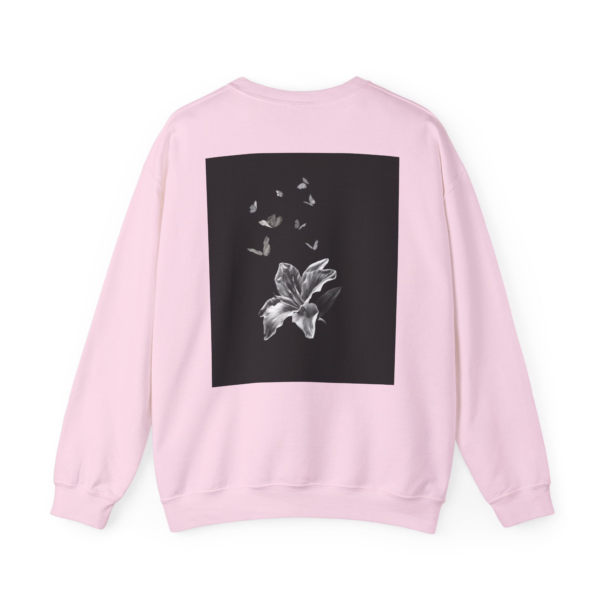 Floral Butterfly Crewneck Sweatshirt