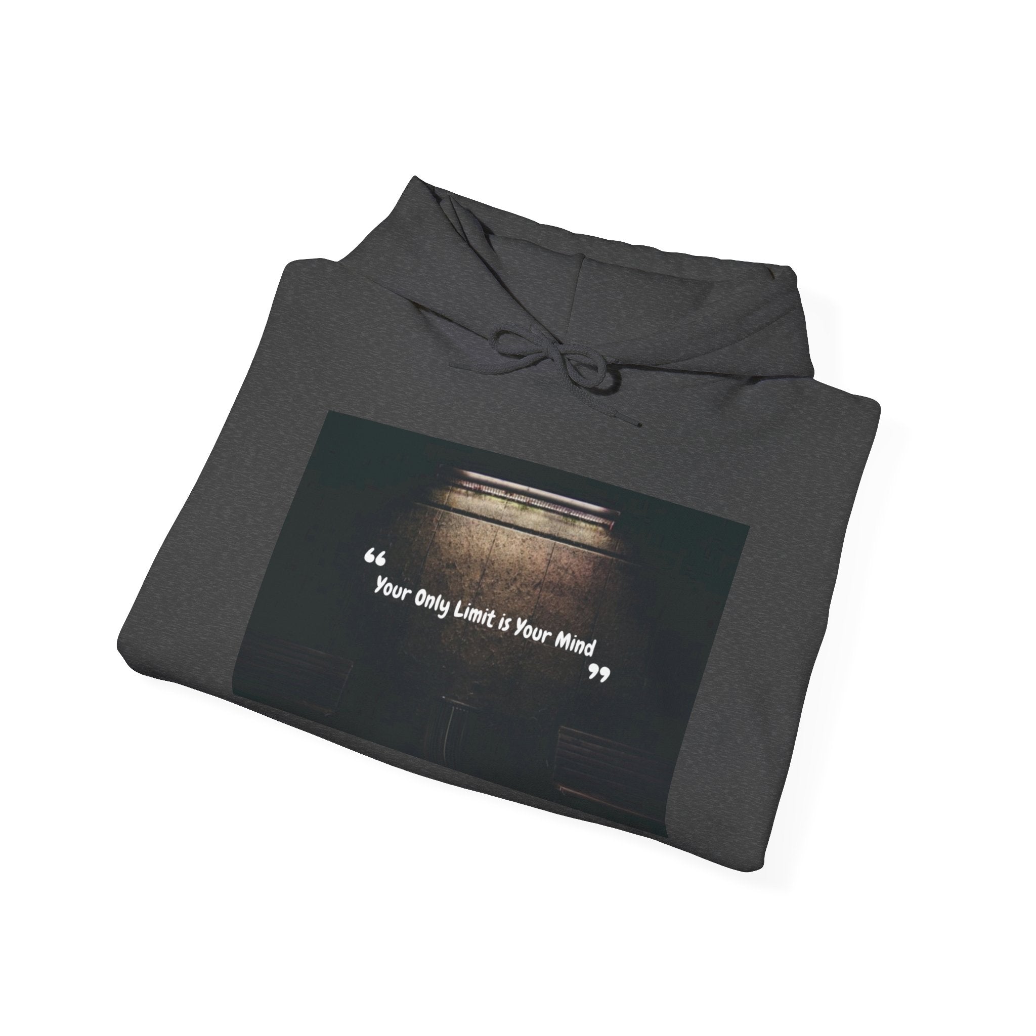 Hoodie — “Your Only Limit Is Your Mind” Inspirational Quote Pullover