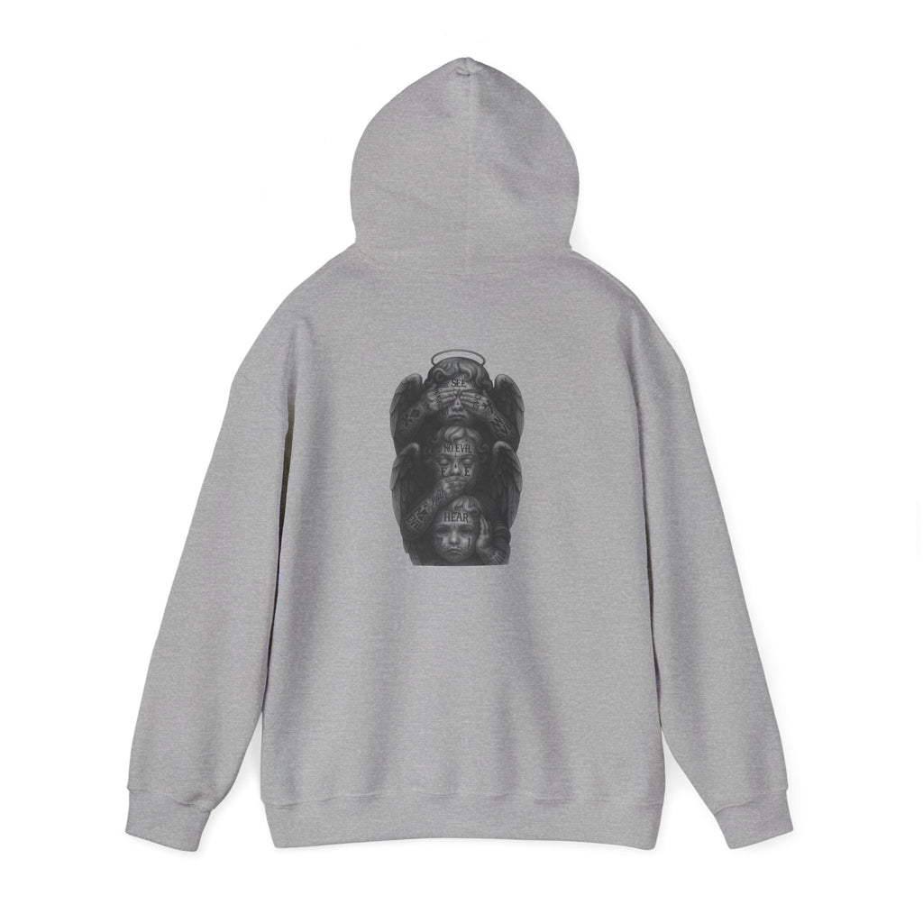 Statue Headstack Hoodie — Gothic Sculpture Art Pullover