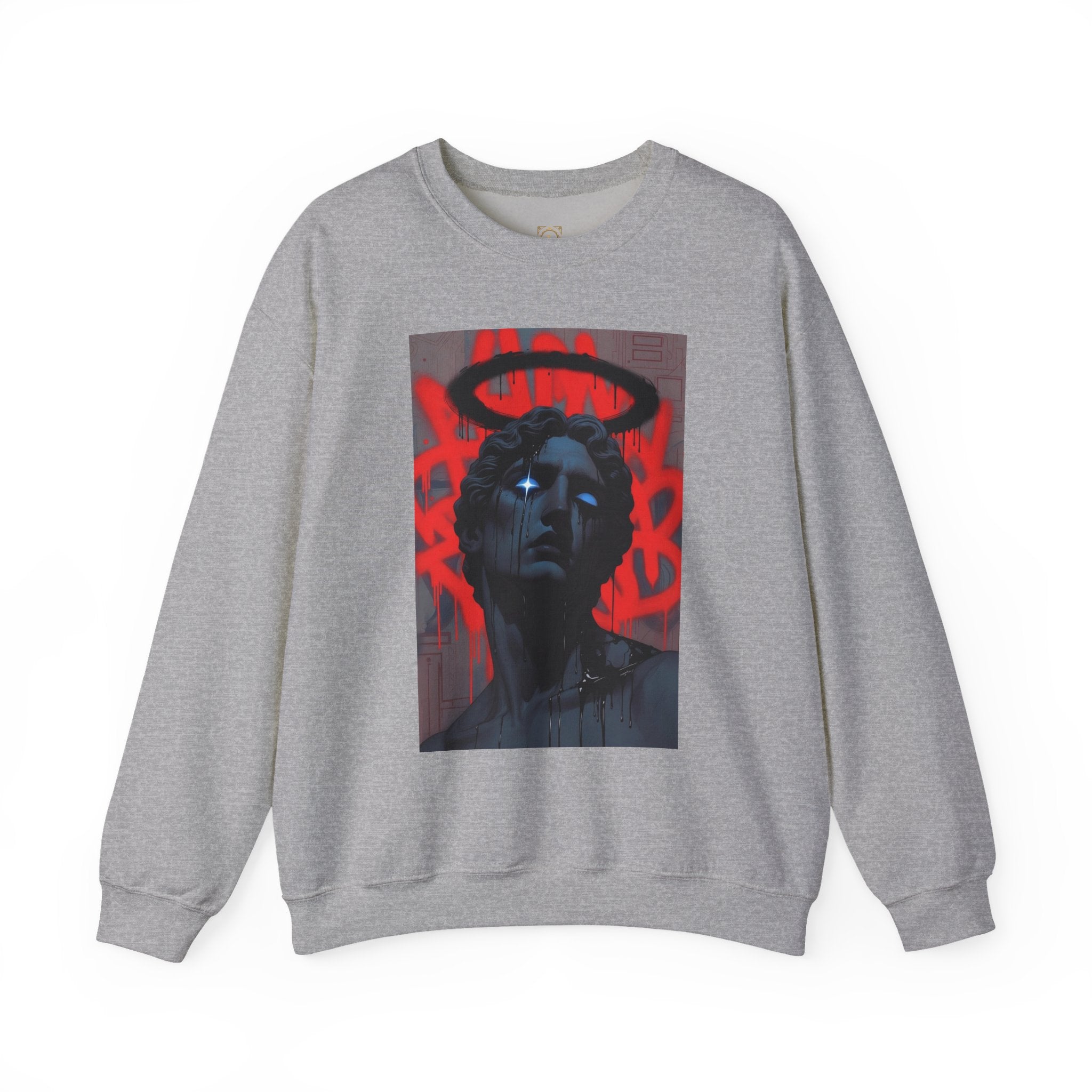 Street Art Statue Crewneck Sweatshirt