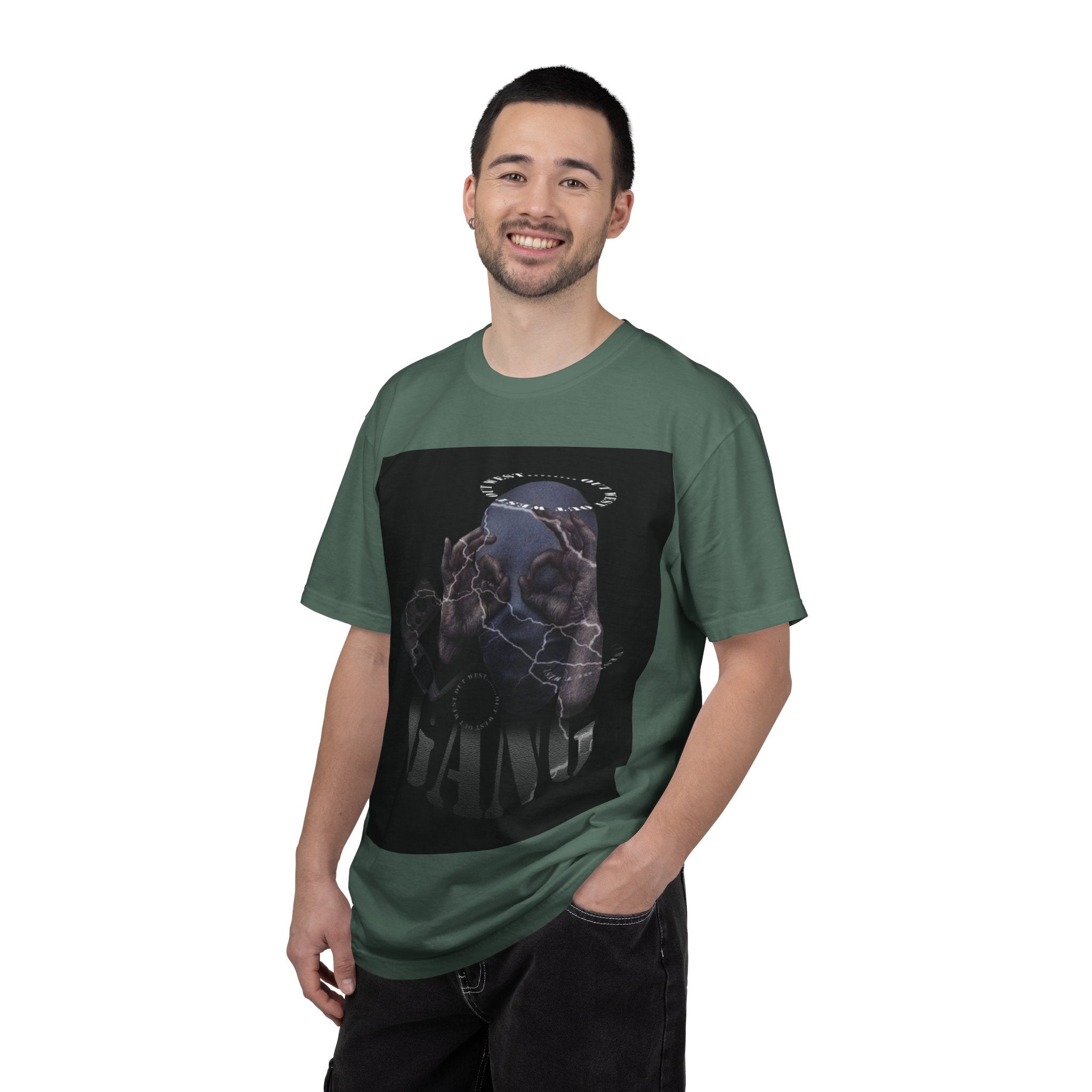 Skull Halo Graphic T-Shirt — Legaciess Streetwear Tee