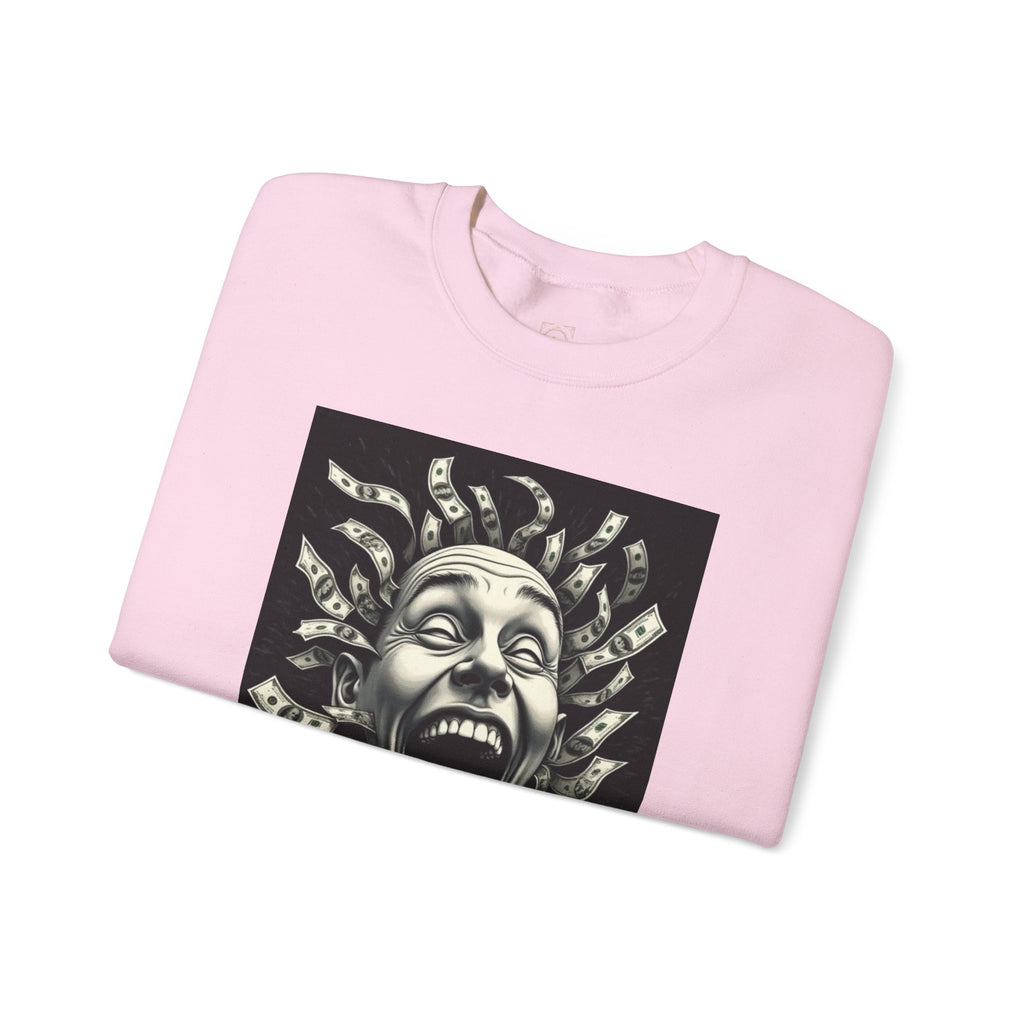 Sweatshirt — 'God Did.' Medusa Money Graphic Crewneck