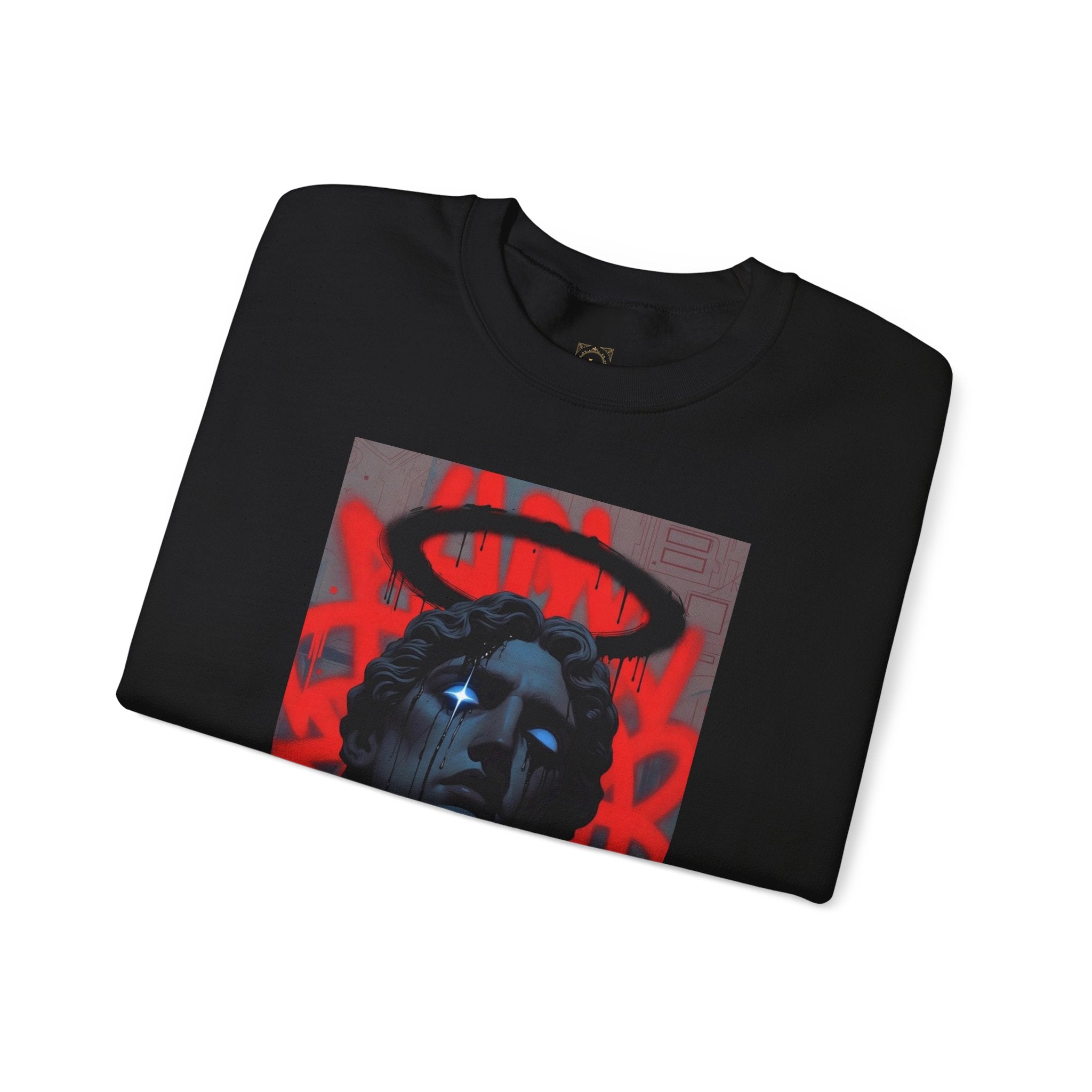Street Art Statue Crewneck Sweatshirt