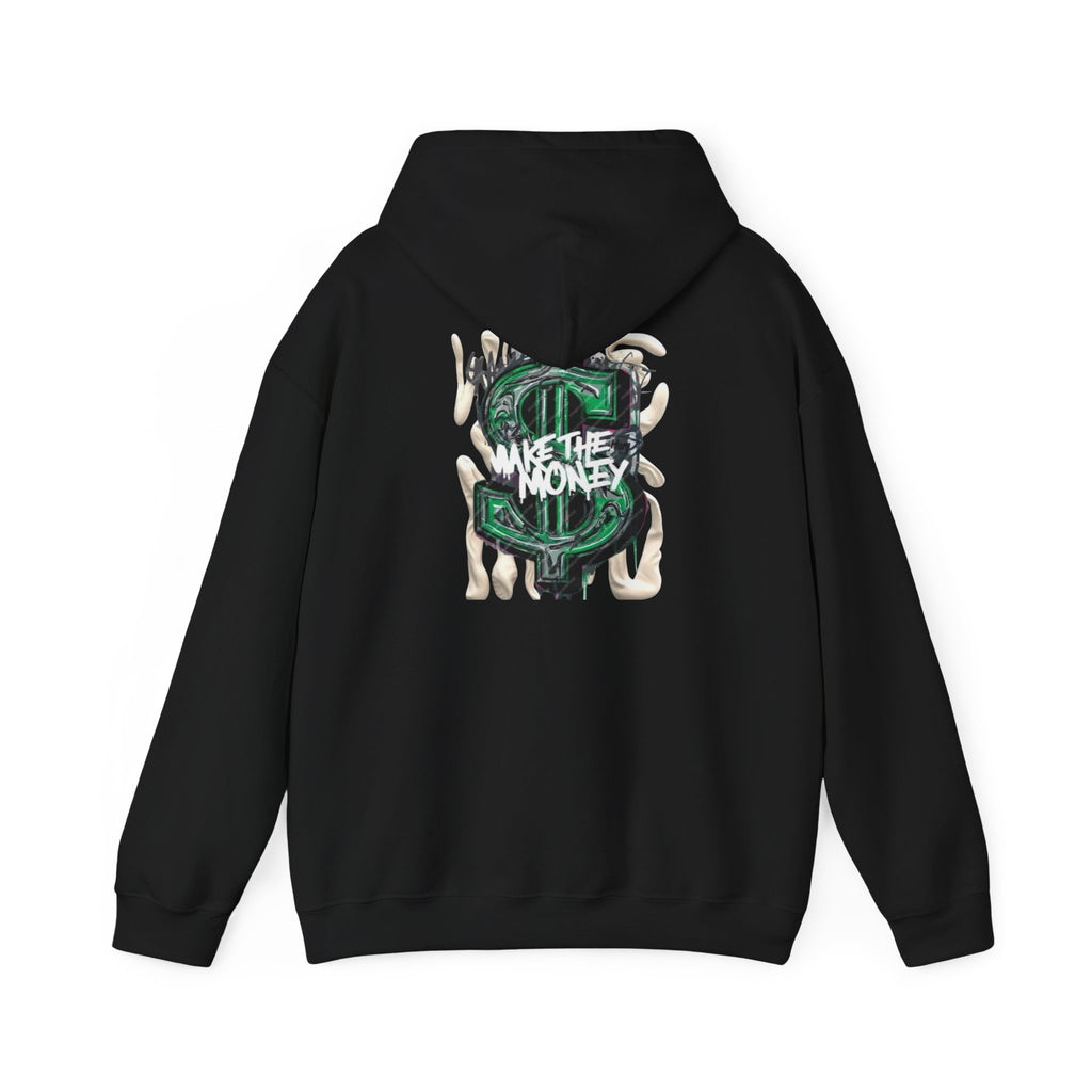 Make The Money Hoodie — Green Dollar Sign Graphic Pullover