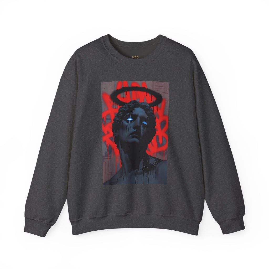 Street Art Statue Crewneck Sweatshirt